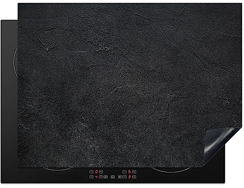 KitchenYeah© Copri Piano Cottura 71x52 cm Coprifornelli Tappetino per Induzione Fornello Tutto per la Cucina Industriale - Calcestruzzo - Grigio - Vintage - Rustico