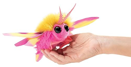 Mini Rosa Ahornmotte/Mini Rosy Maple Moth 8007 Folkmanis Mini-Fingerpuppe