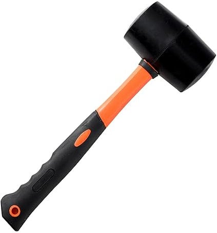 Komonee Premium 36oz High Quality Rubber Mallet Hammer with Non Slip Fibre Handle for DIY Camping Woodwork Carpentry Arts and Crafts Multipurpose Workshop