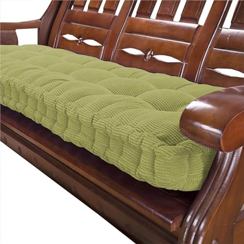 Hoowarm Outdoor Bankauflage 1/2/3-Sitzer Bankkissen 90x40/100x40/120x40/150x50/160x40/160x50/110x60 Bankauflage für Garten Terrasse Schaukel Bankkissen Sofa Boden Sitzkissen(Color:A,Size:90x40x10cm)