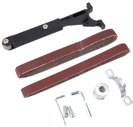 Elektrischer Bandschleifer, Bandschleifer-Aufsatz, Schleifband-Polierer-Aufsatz, Bandschleifer-Adapter für Winkelschleifer, Sandbandmaschine, Rohrpolierer für Modell 100