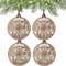 Feuerwehrmann-Weihnachtsschmuck – Feuerwehrmann-Ornament, personalisierbar, Feuerwehrmann, Weihnachtsbaumdekoration, hängendes Holz-Sammelstück, Geschenke für Geburtstag, Urlaub, Jahrestag, Braun, 4