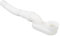 dsheng Tuyau de Vidange Baignoire et Douche, Raccords Profil Bas 1 1/2 Pouces, Siphon Plat Flexible en Polypropylène Blanc, Drain Baignoire Autoportant, 1 Unité