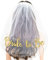 SkyPOOU Brautschleier für Junggesellinnenabschiede, Brautschleier für Hochzeit, kurzer Hochzeitsschleier, Brautdusche, Schleier mit Kamm, goldfarben