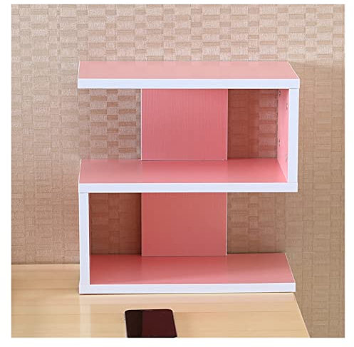 MMetal Schallplattenregal für Büro und Zuhause, Desktop-CD-Regal, Organizer mit kleinem Bücherregal, stilvoller DVD-/CD-Halter für Arbeitszimmer und Büro