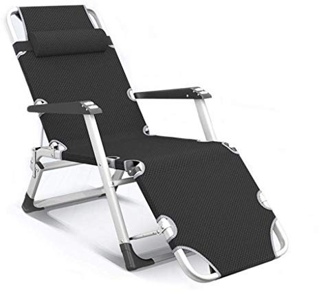 WOTZOV Sonnenliege, faltbar, strapazierfähig, Liegestühle, wasserdicht, Chaiselongue, Liegestühle aus Metall für Garten, Terrassenmöbel, Outdoor-Büro