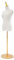 Damen Kleiderform Kleiderpupp Schaufensterpuppe Freistehend Verstellbare Büste Mannequin Ständer Kleid Display Hochzeitskleid Ständer 70-130 cm (Gold, Runden)