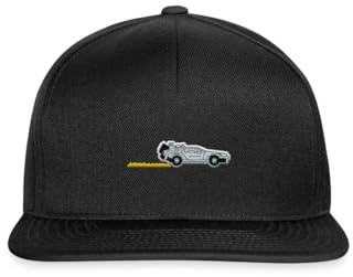Spreadshirt Zurück In Die Zukunft Delorean Als Stickmotiv Snapback Cap