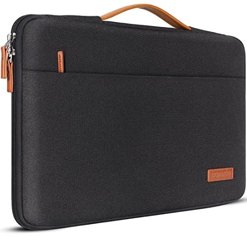 DOMISO Laptoptasche Hülle für 16 Zoll MacBook Pro M5/M4/M3/M2/M1 Pro/Max | Laptophülle MacBook Tasche Laptop Hülle Case mit Griff für MacBook Pro 16 Zoll(2026-2019),Wasserdichte Schutzhülle,Schwarz