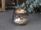 Chic Antique Teelichthalter Windlicht Kerzenglas Glas Bauernsilber Deko Landhaus Nostalgie Shabby French