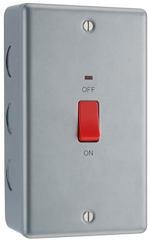 BG MC570 - Interruptor de superficie (45 A, revestimiento de metal)