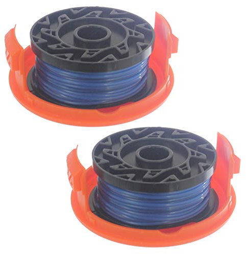 Spares2go 10m x 1.5mm Spool Line and Cover for Black and Decker Strimmer Trimmer (Pack of 2)