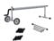 AQUAROL Enrollador para Manta, cobertor o Cubierta Solar de Verano para Piscina. Ajustable de 3,7 a 5,5 m de Ancho de Piscina. 8 Correas de sujeción“cocodrilo” Incluidas.