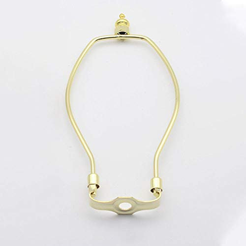 1 Stück Lampenschirm-Halterung für Harfenlampen, Lampenschirm, DIY, Beleuchtung, Ersatzzubehör für Büro, Geschäft, Zuhause (20,3 cm – Gold).