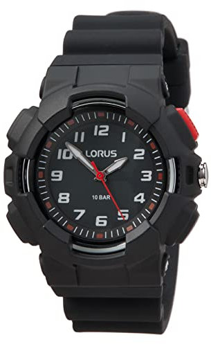 Lorus Reloj Analógico para Chicos de Cuarzo con Correa en Silicona R2347NX9