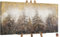 YS-Art Abstrakt Acryl Gemälde auf Leinwand morgens im Wald handgemalt Wandbilder Wohnzimmer modern Wohndekor Bilder Büro gold braun echte Kunst 140x70 cm