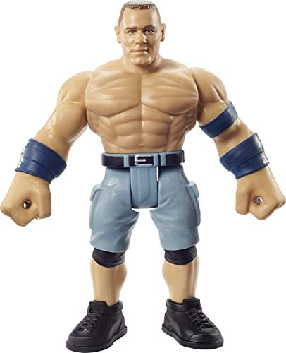WWE Bend 'n bash John Cena Figur mit Gelenk, dehnbar, 14 cm