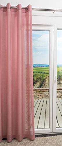 LYSEL - Ösenschal Ebby #1W in den Maßen (B x H): 140cm x 245cm in Altrosa/Rosa