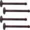 LINKPIPES Regal Halterung, 4-Pack schwimmende Regal Halterung Rustikale Wand montiert, industrielle Rohr Regal Regal Heavy Duty Support Hardware für Holz (10,Bronze)