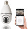 iN Light Bulb Camera - Wireless Home Security Camera Colour Night Vision - Auto Tracking Camera Systems with App - 1080 HD display - Motion Detection - Voice Intercom - Home Security Systems