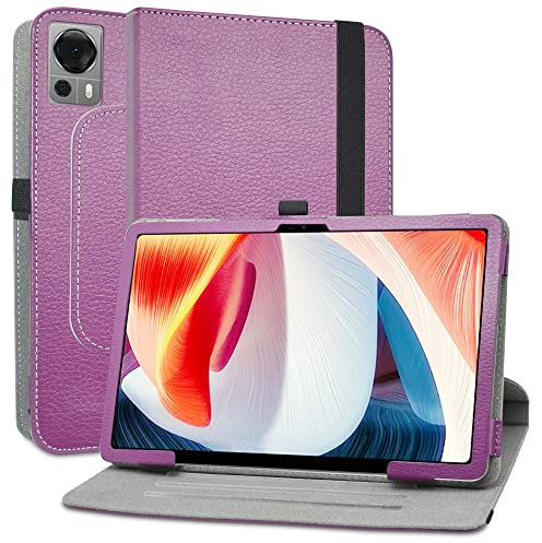 MAMA MOUTH Coque for DOOGEE T20,en Cuir Protecteur avec Stand Étui en PU Cuir Rotative 360 degrés Housse de Protection Flip Case Cover pour 10.4 DOOGEE T20 / DOOGEE T20S(Not fit T20 Mini),Violet