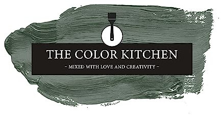 Livingwalls THE COLOR KITCHEN kräftige Wandfarbe - Malerfarbe für farbenfrohe Räume - matte Innenfarbe in Grün - 5l Deckfarbe in TCK4005