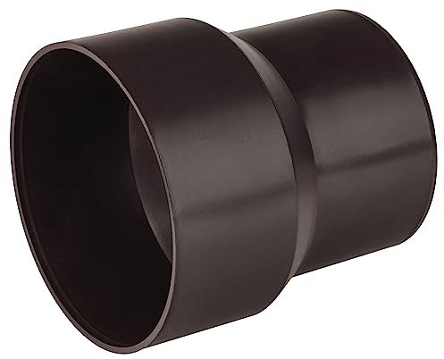 Connector Cast Iron Pipe to Plastic Pipe 110mm Drainage Sewage Downpipe Adaptor Brown