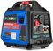 POXURIO Generatore inverter portatile, DK4000iSA, generatore a gas da 4000 W, generatore super silenzioso, modalità ecologica/pronto per camper/leggero/conforme EPA/Carb per campeggio all'aperto,