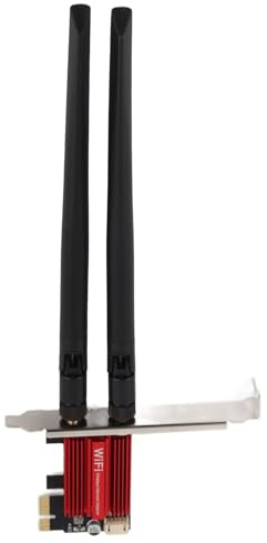 Annadue PCI E Desktop PC Wireless Netzwerkkartenadapter, 1200 Mbit/s 7260AC Pro 2,4 G/5 G Dualband Bluetooth 4.0 WLAN Karte für 7/8/10/11.