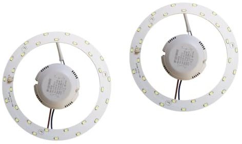 OSALADI 2 Stück 5730 Led-deckenleuchte Ring Weiß