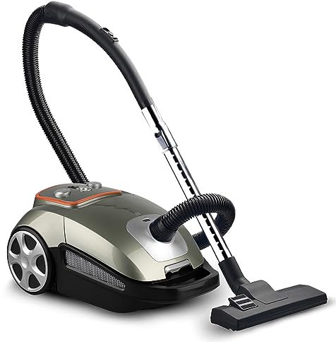 Aspiradora vertical de 3200 W con cable de 8 m, potente succión, bajo nivel de ruido, capacidad de 3 litros, ideal para el hogar, dormitorio y sala de estar