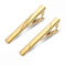 Ryaupy 2PCS Pinces cravate pour hommes motif doré - Pinces cravate classiques métal cuivré pour hommes - pour Saint-Valentin, mariages, bars affaires et quotidienne