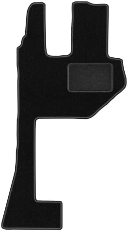Velours-Fahrermatte passend für Mercedes Actros MP5 2019-, Schwarz, LUX | passend für LKW; Velours-Teppich (Polypropylen), ca. 6,5 mm; rutschfest, Universal-Befestigungen