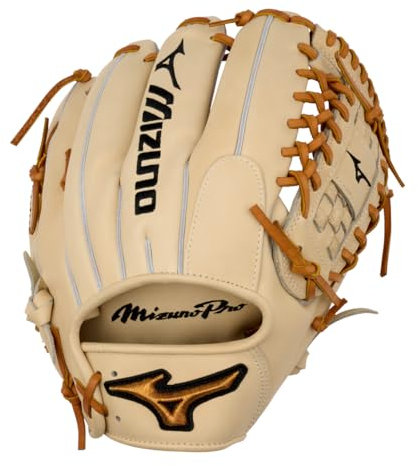Mizuno GMP-1000D Mizuno Pro Premium Pitcher Baseball Glove 12 Deep Pocket Tartan 4 Weave Pattern