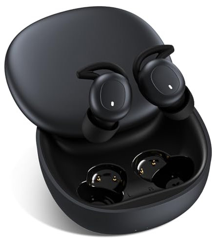 Vitadigo Sleep Earbuds Have Bluetooth 5.3 and Touch Screen Operation, with Physical Noise Cancellation, Small Size and Light Weight are Special Earbuds for Side Sleepers-Black