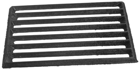 YARNOW Grillofen kaminzubehör gusseisen grillrost Gartengrill Feuerrost für Outdoor grillplatte Campingkocher Camping Grillrost Herd Herd Grillplatz Kaminrost zum Grillen Backmatte