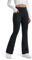 Libin Leggings Termici da Donna con Flared Pantaloni Invernali in Pile Vita Alta Impermeabili da Yoga Trekking con tasch, Nero, S