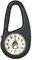 JewelryWe Karabineruhr Totenkopf Uhr mit Karabiner: Halloween Gothic Schädel mit Schlamm Leuchtendes Gesicht Zeiger Taschenuhr Analog Quarz Clip On Uhr für Ärzte Krankenschwestern Sanitäter Köche