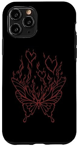 Hülle für iPhone 11 Pro Butterfly Y2K Gothic Dark Fairy Grunge Fairycore Aesthetic