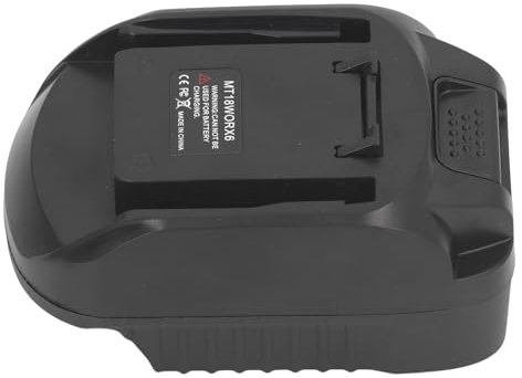 Lithium Battery Adapter 18V Battery Adapter Converter Top Compatible with Worx 20V Power Tools Bottom with Various Dock Power Connector