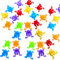 30 Pieces Jouet Grenouille Sauteuse,Grenouilles Sauteuses,Grenouilles Rebondissantes,Jouet Sautant Pour Enfants,Colorés Inspirent à Connaissance Des Couleurs D'enfants,Accessoires De Fête Pour Enfants