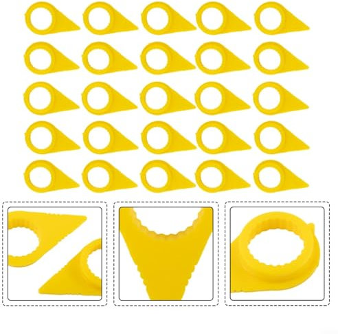 Radmutter-Indikatoren, 19 mm, 25 Stück, für LKW- und Fahrzeugsicherheit, verhindert lose Radmuttern und Unfälle