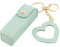 Porte-clés portable pour rouge à lèvres - Mini pochette cosmétique - En cuir synthétique - Pour voyage - L6F1 - Sac de rangement pour les lèvres, bleu