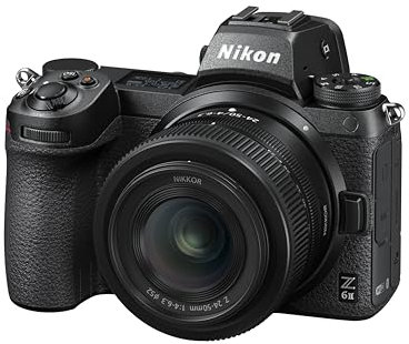 Nikon Z6II + 24-50 f/4 S Fotocamera Mirrorless Full Frame, CMOS FX da 24.5 MP, 273 Punti AF, Mirino OLED da 3.690k Punti Quad VGA, 4K, LCD 3.2, Nero [Nital Card: 4 Anni di Garanzia]