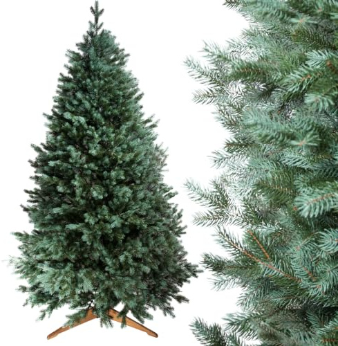 Evergreen Tree® Künstlicher Weihnachtsbaum 210 cm - Naturgetreue 100% Spritzguss Weihnachtsbaum, Made in EU - Tannenbaum Künstlich Artificial Christmas Tree