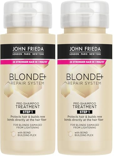 John Frieda Blonde+ Repair System Vor-Shampoo-Behandlung, 100 ml (Packung mit 2)