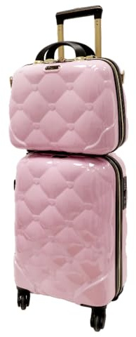 Camomilla Milano Set Valigeria, Set di Valigie, Trolley da Viaggio (40 lt.) + Vanity Case (15 lt.), Materiale Rigido, Ruote Pivotanti