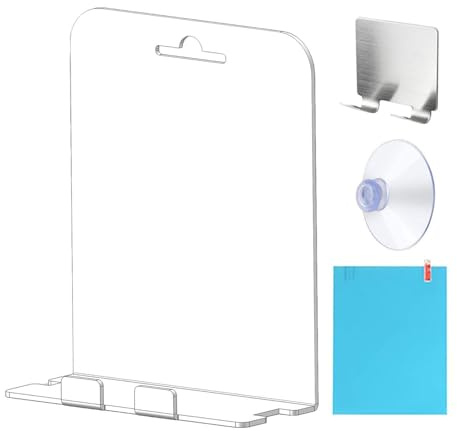 Miroir de douche – Miroir de rasage en acrylique, suspension murale