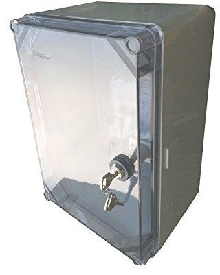 Schaltschrank mit Schloss UNI-2/T Verteilerschrank Industriegehäuse Leergehäuse Schaltkasten UNI2/TAufputz 43.22 IP65 5764