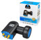 hb-digital Quad Ultra LNB NW LNC für 4 Teilnehmer/Receiver [2X Test Sehr gut] Direktanschluss zum Satellitenempfang Full HDTV 4K Schwarz vergoldete Kontakte - Wetterschutzkappe (schiebbar)